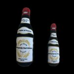 Wine Bottle Squeaky Dog Plush Toy (Bark'gundy Red Whine)