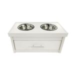 ECOFLEX Piedmont 2-Bowl Diner with Sliding Lid Storage Bin -Russet