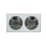 ECOFLEX Piedmont 2-Bowl Diner with Sliding Lid Storage Bin -Russet