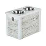 ECOFLEX Piedmont 2-Bowl Diner with Sliding Lid Storage Bin -Russet